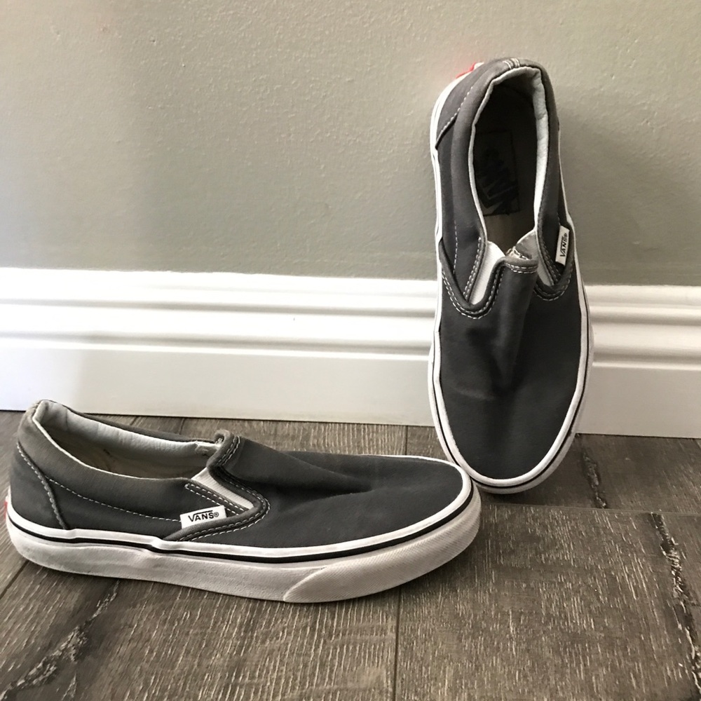 Gray Slip on Vans